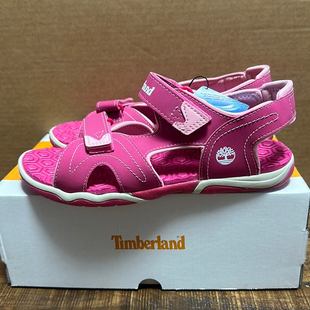 TIMBERLAND ADVENTURE SEEKER SANDAL: PINK: NEW IN BOX: SIZE 6